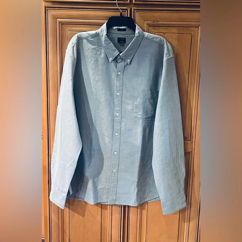 NWT J Crew Men's Slim Flex Oxford Shirt
